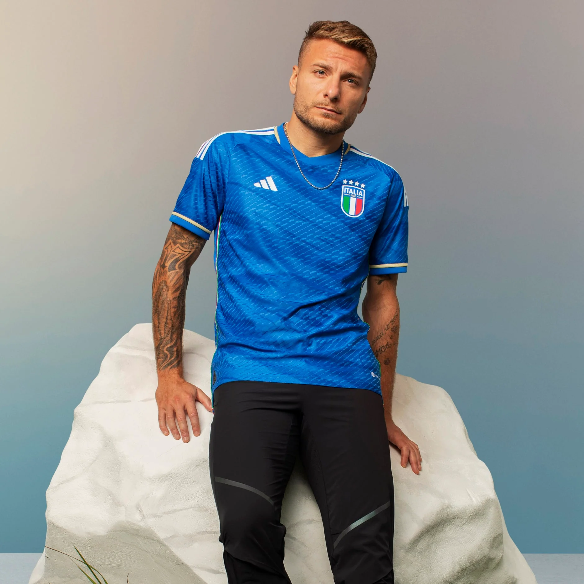 Italy Adult 2023 Home Authentic Jersey - Image 4