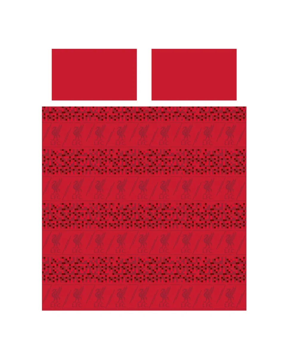 LFC Duvet Cover Set Double Red - Image 3