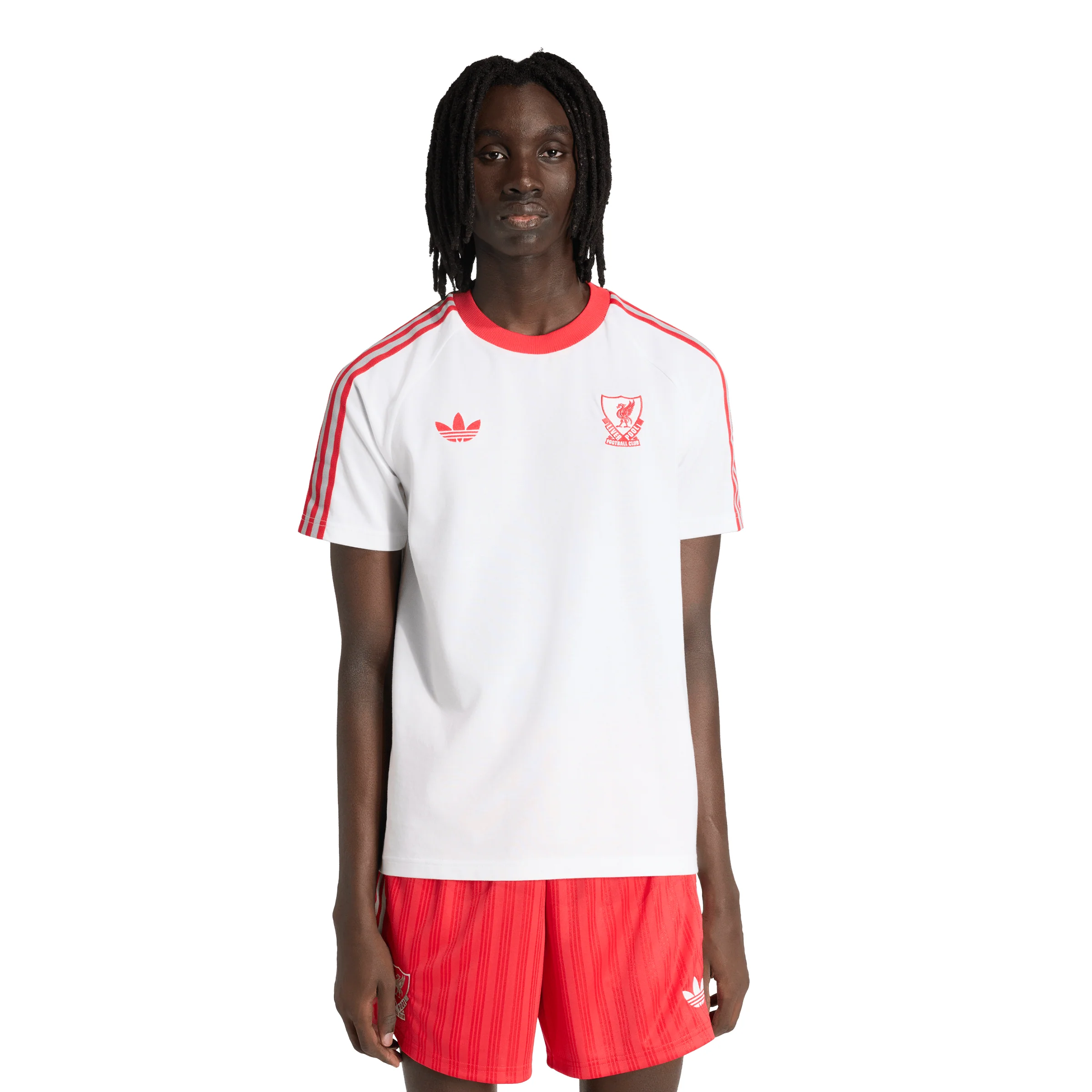 Liverpool Adidas Originals Mens Shorts Red - Image 2
