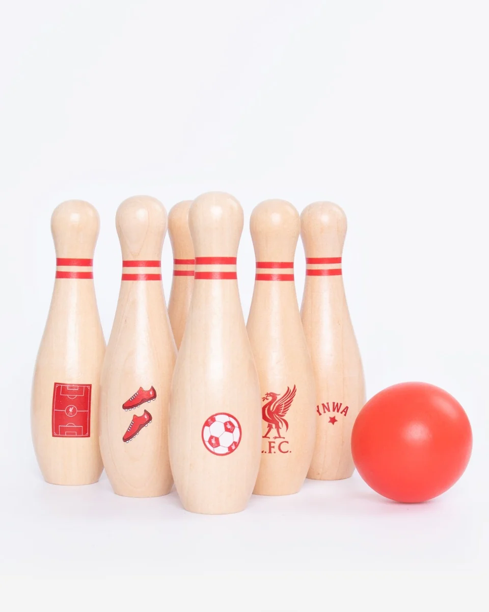 LFC Wooden Skittles & Bowling Bowl