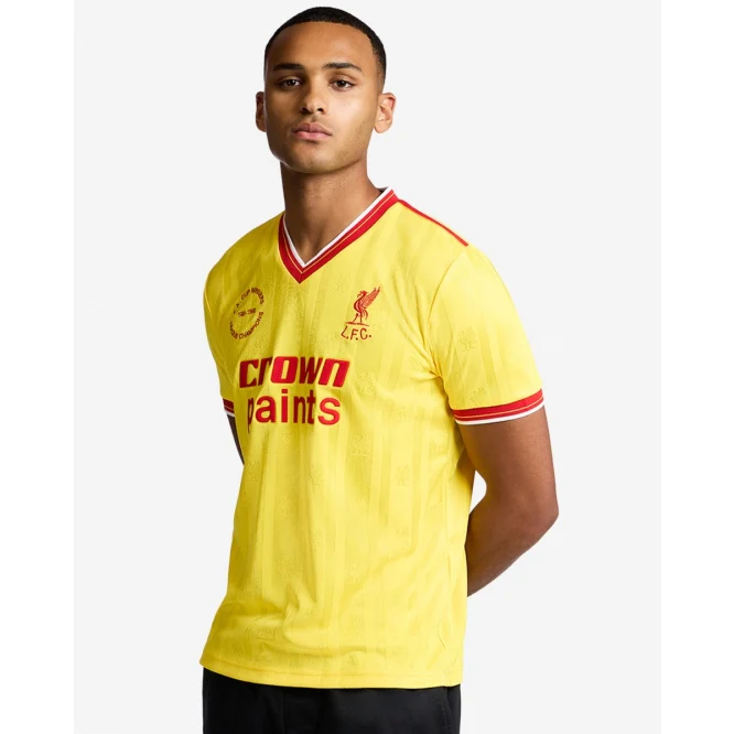 LFC Retro Mens 1986 Third Shirt - Image 3