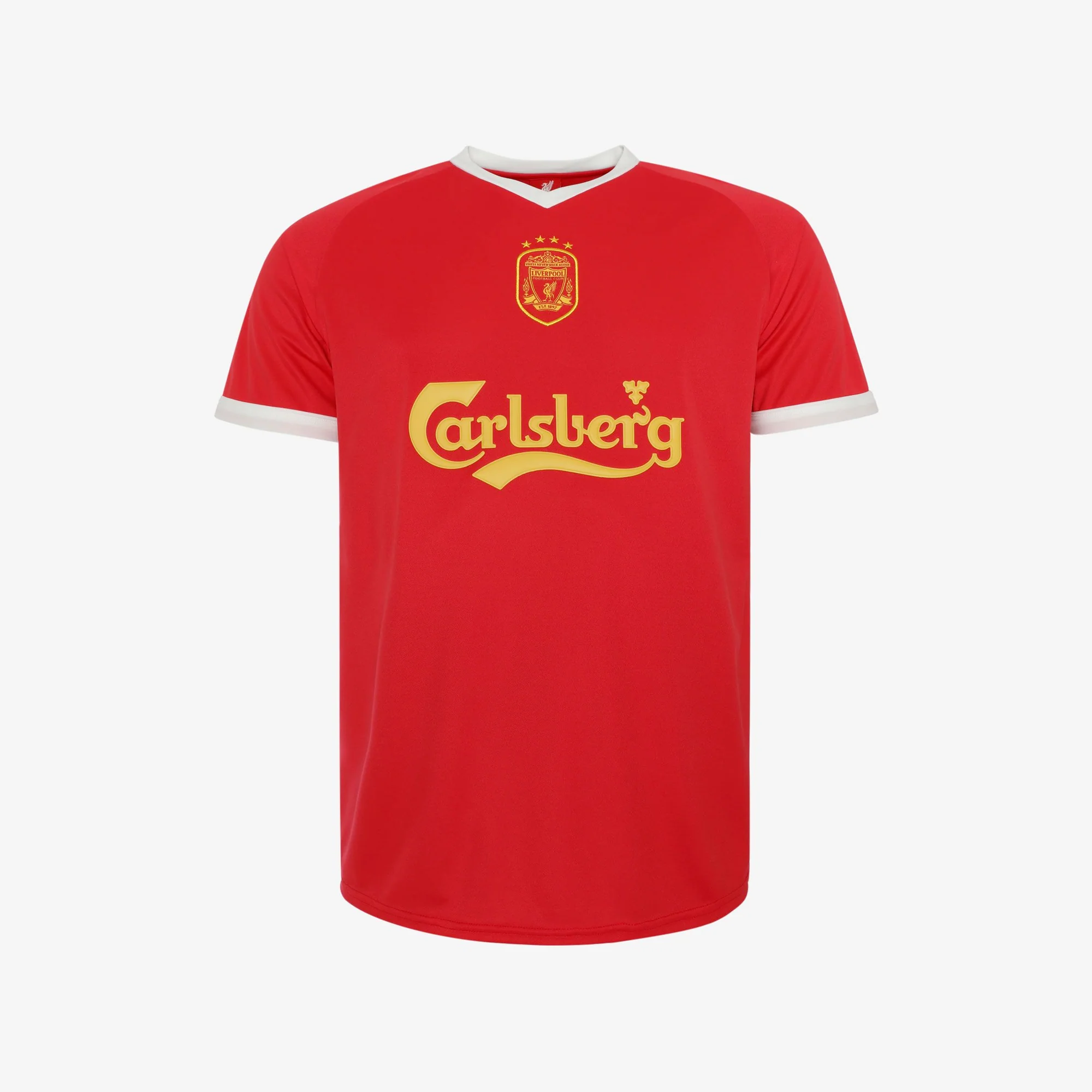 LFC Adults Retro 01-03 Euro Home Shirt - Image 5