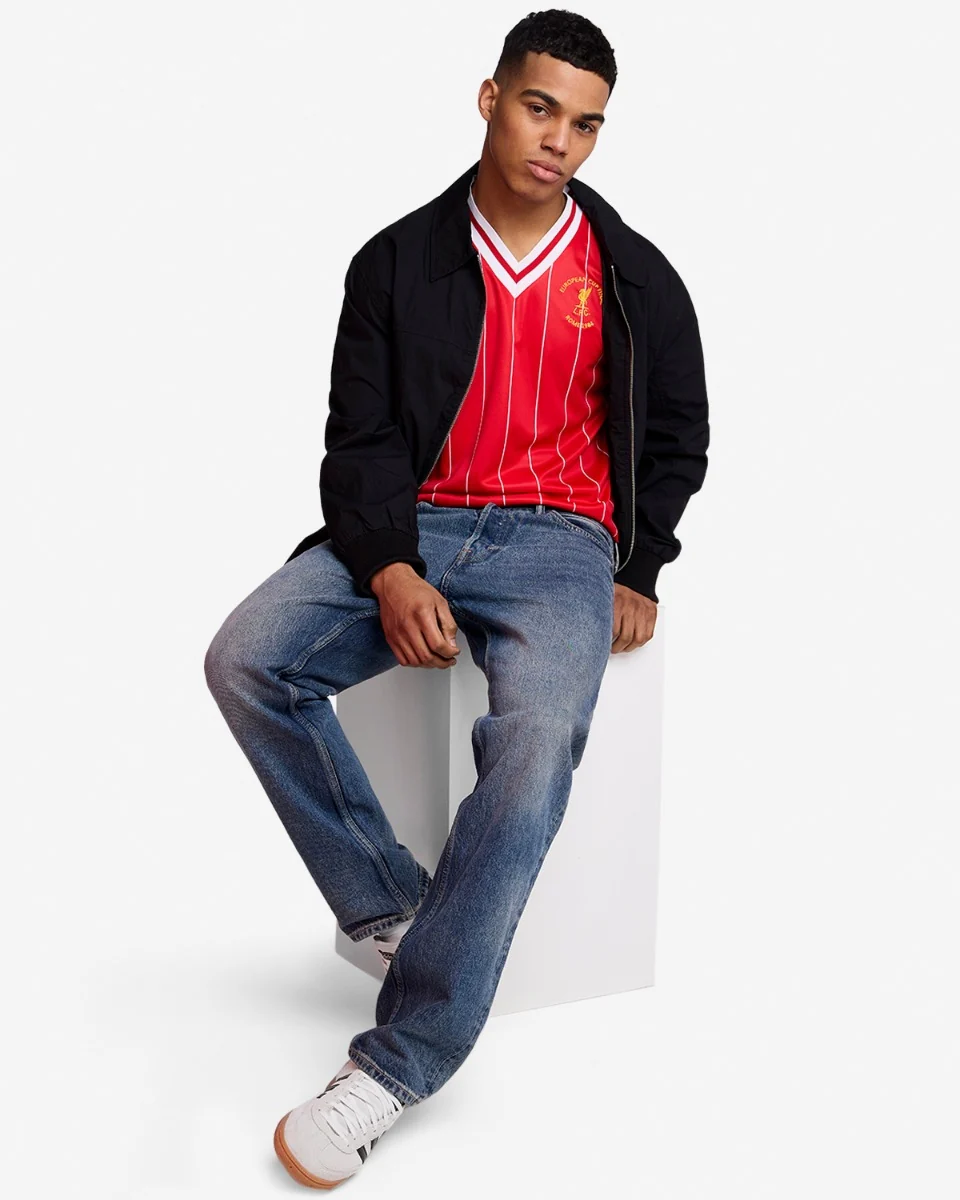 LFC Adults Retro 1984 Rome Home Shirt - Image 3