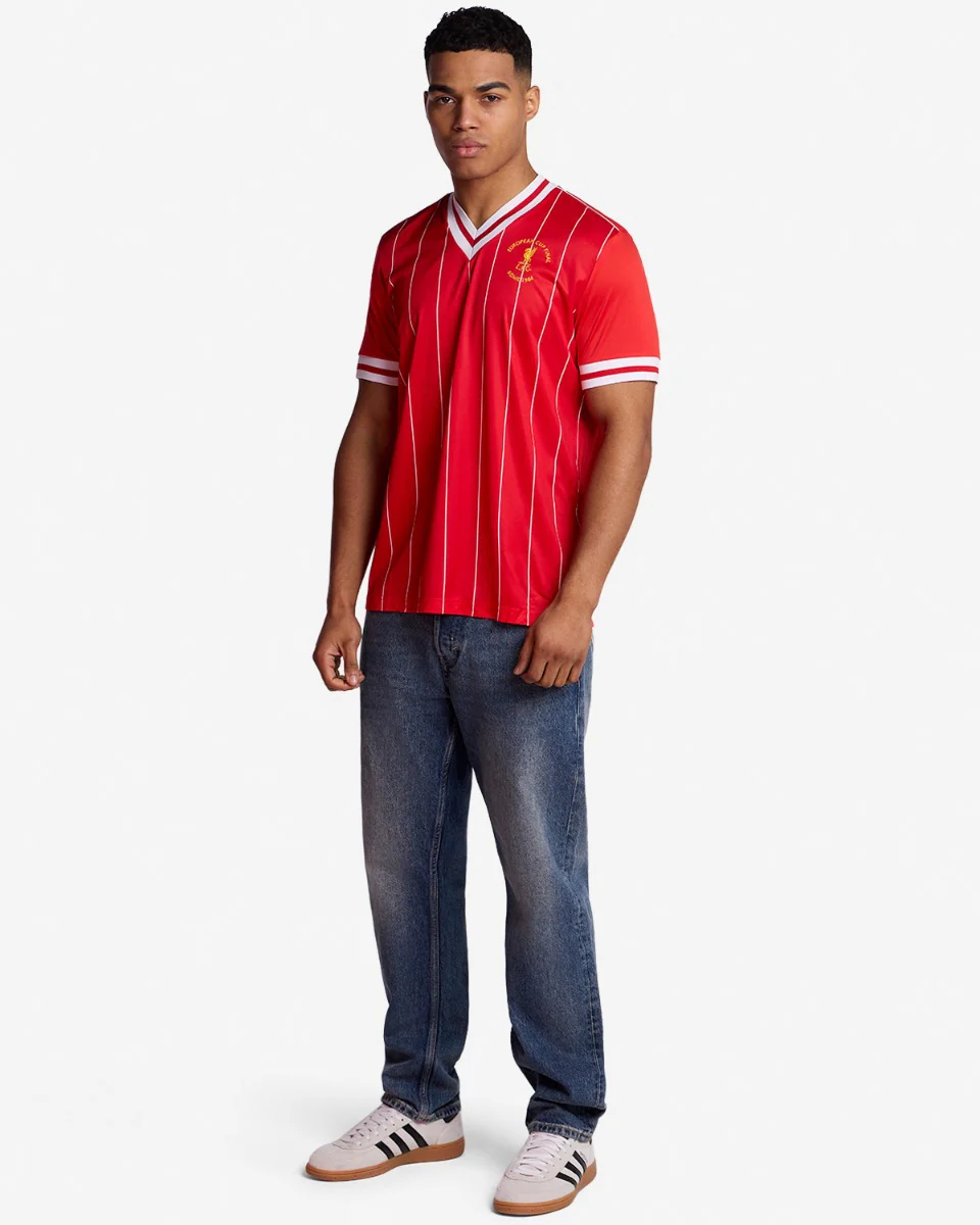LFC Adults Retro 1984 Rome Home Shirt - Image 5