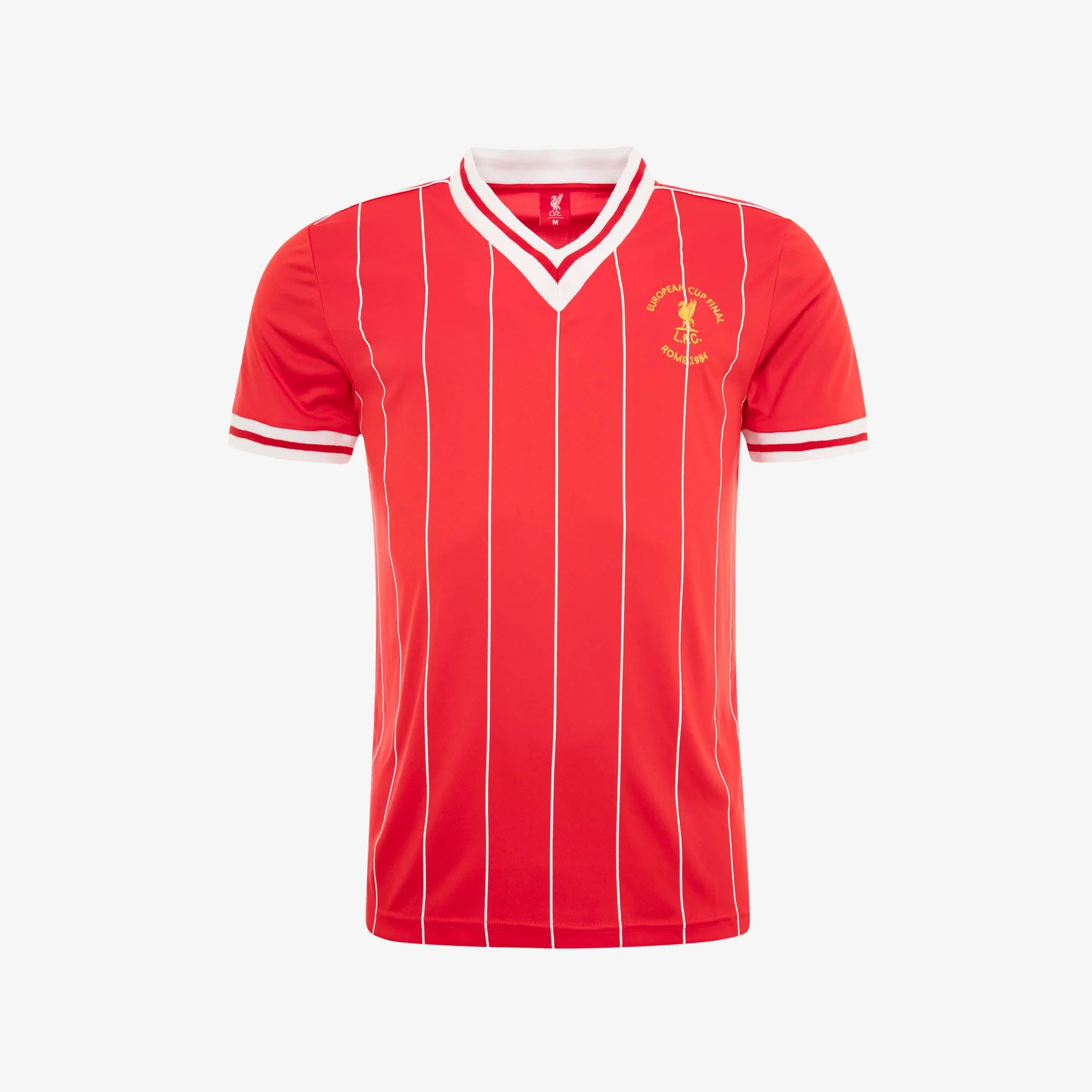 LFC Adults Retro 1984 Rome Home Shirt - Image 8