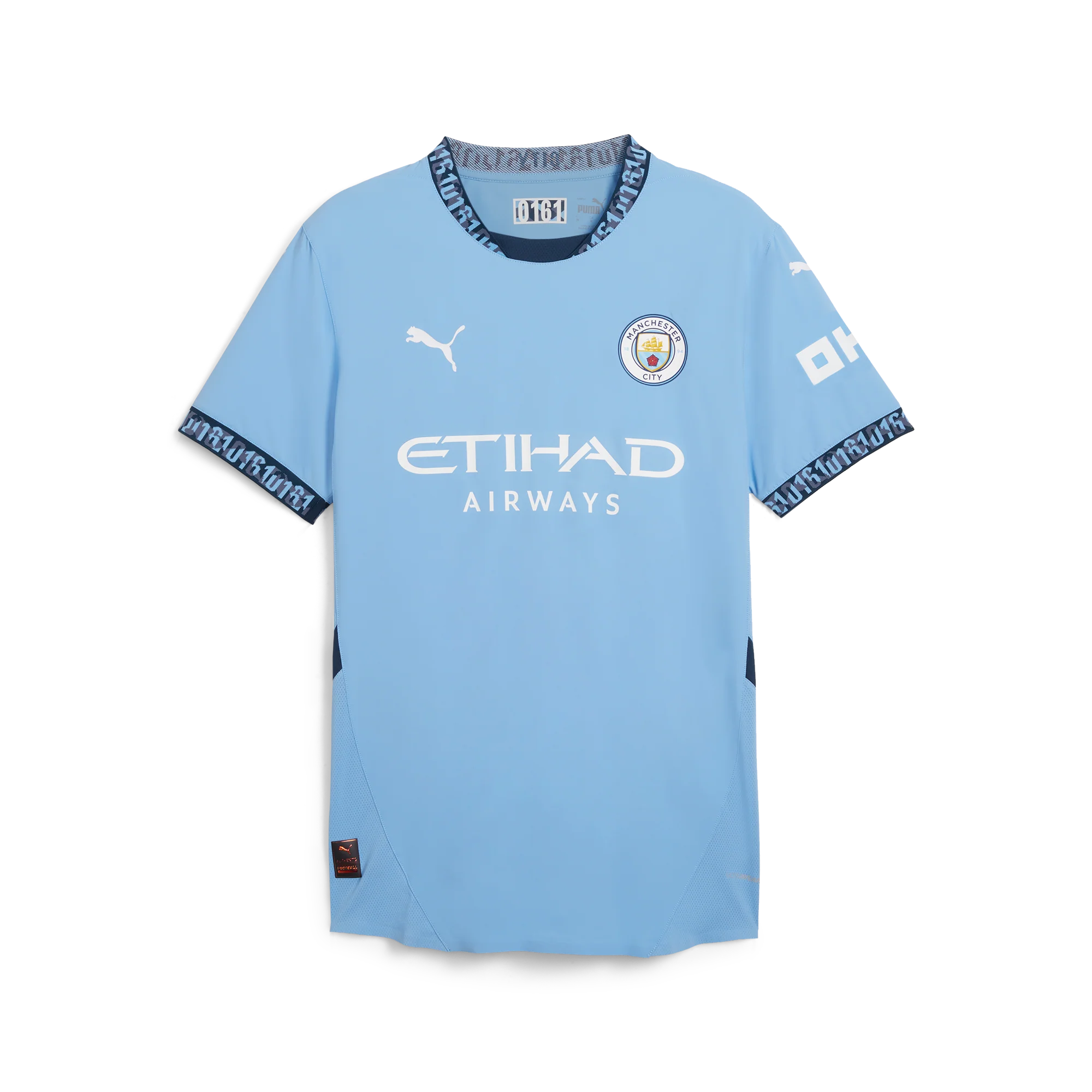 Manchester City Adult 2024-25 Home Authentic Jersey - Image 3